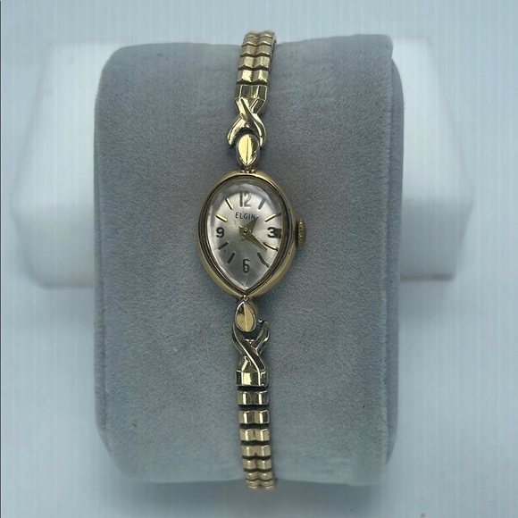 Elgin Gold Vintage-Style Dress Watch with Elegant Design - Picture 1 of 5